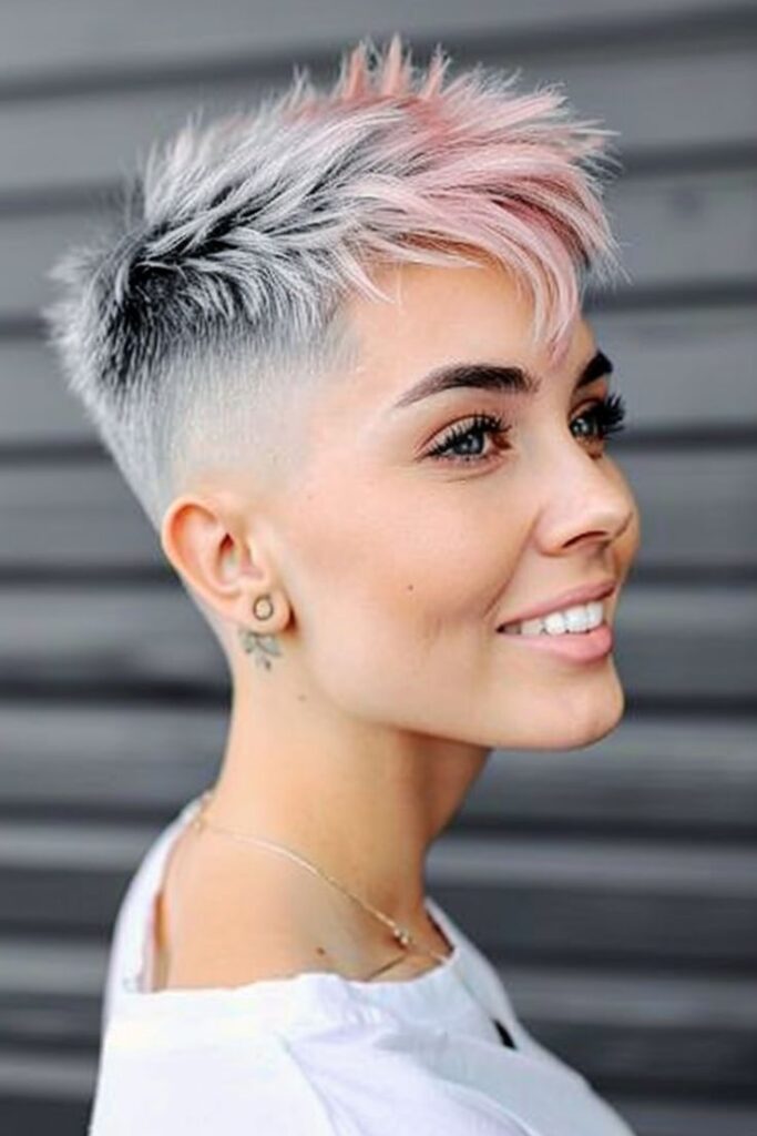 undercut freche kurzhaarfrisuren